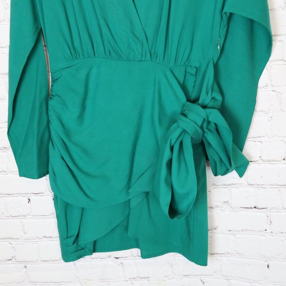 L'Academie The Lorriana Mini Dress in Green XXS - Picture 4 of 13